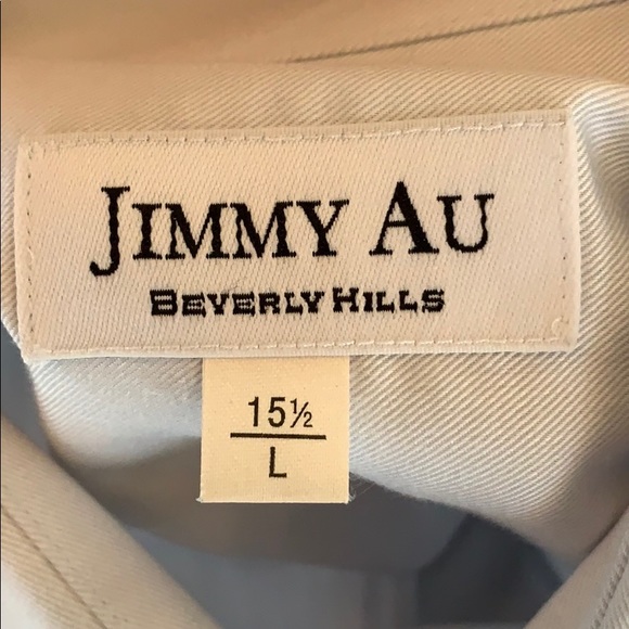 Jimmy Au Beverly Hills Dress Shirt size 15 1/2 - Picture 8 of 8